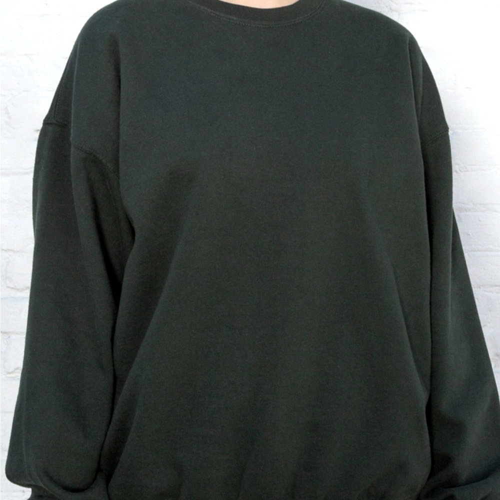 Brandy Melville Erica Oversized Sweatshirt in Forest Green🤍